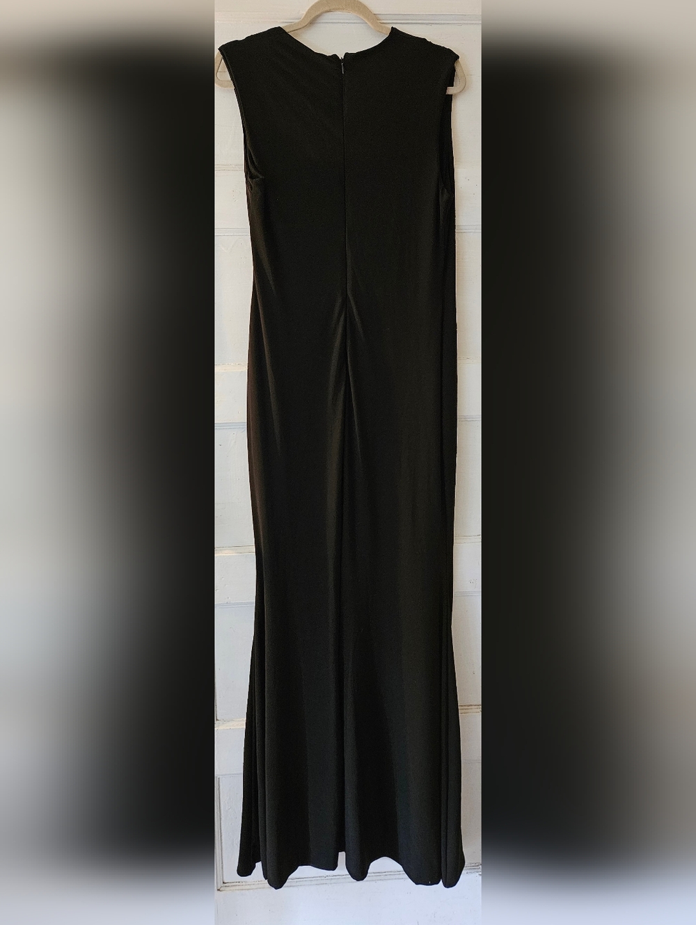 Club L Black One-Shoulder Evening Maxi Mermaid Dress - Picture 4 of 5